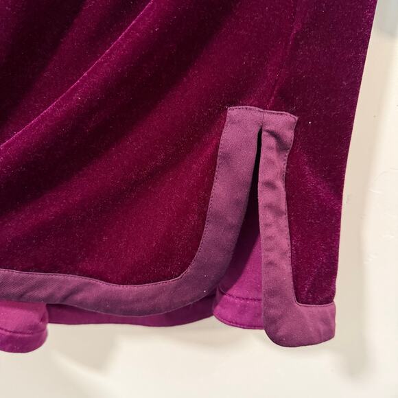 Soft Surroundings Women's Velvet Weekender Tunic Top Purple Jewel Tone Large - Picture 4 of 7